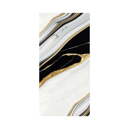 White with Gold